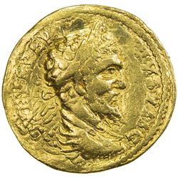 INDO-ROMAN: Septimius Severus, 193-211, AV aureus (6.96g). VF