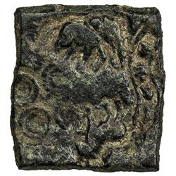 ERAN: AE square unit (5.24g), ca. 3rd century BC. VF