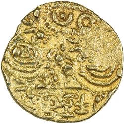 CHALUKYAS: Jayasimha II Jagadekamalla, ca. 1015-1043, AV pagoda (3.43g). EF