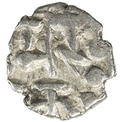 AMIRS OF MULTAN: Fahad, 10th century, AR damma (0.48g), NM, ND. VF