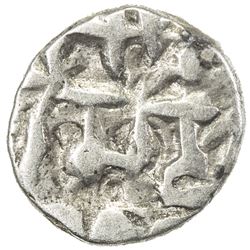 AMIRS OF MULTAN: Fahad, 10th century, AR damma (0.50g), NM, ND. VF