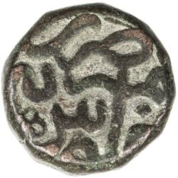 MUGHAL: Akbar I, 1556-1605, AE dam (20.54g), Mirath, AH987. VF-EF