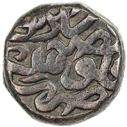 MUGHAL: Akbar I, 1556-1605, AE dam (20.81g), Amirkot, AH979. VF-EF