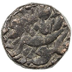 MUGHAL: Akbar I, 1556-1605, AE dam (20.71g), Burhanpur, IE47. VF-EF