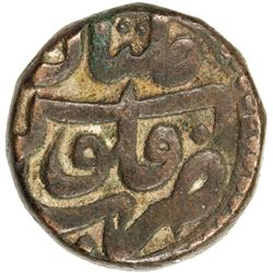 MUGHAL: Akbar I, 1556-1605, AE dam (20.77g), Multan, IE38, month of Farwardin. VF-EF