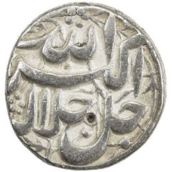 MUGHAL: Akbar I, 1556-1605, AR 1/2 rupee (5.55g), Lahore, IE39 (1594-5). VF