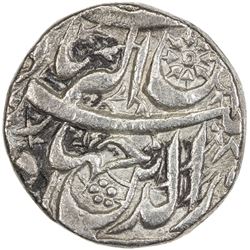 MUGHAL: Jahangir, 1605-1628, AR jahangiri rupee (13.31g), Qandahar, AH1022 year 8. VF
