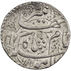 MUGHAL: Jahangir, 1605-1628, AR sawai rupee (14.22g), Lahore, AH1017 year 4. AU