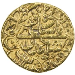 MUGHAL: Shah Jahan I, 1628-1658, AV dinar (10.91g), Daulatabad, AH1063 year 27. VF-EF