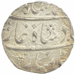 MUGHAL: Muhammad Shah, 1719-1748, AR rupee, Ahmadabad, year 14. PCGS MS62