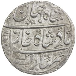 MUGHAL: Shah Jahan III, 1759-1760, AR rupee (11.08g), Maha Indrapur (= Dig), year one (ahad). EF