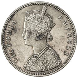 ALWAR: Mangal Singh, 1874-1892, AR rupee, 1788. EF