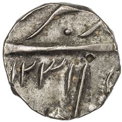 HYDERABAD: Sikandar Jah, 1803-1829, AR 1/4 rupee (2.80g), Farkhanda Bunyad Hyderabad, AH1231. EF