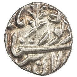 JODHPUR: Jaswant Singh, 1873-1895, AR 1/4 rupee (2.87g), Jodhpur, ND. AU