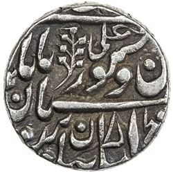 JODHPUR: Jaswant Singh, 1873-1895, AR 1/2 rupee (5.65g), Jodhpur, ND. EF