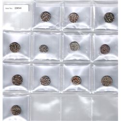 KUCHAWAN:LOT of 12 silver coins