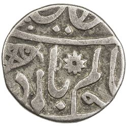 BENGAL PRESIDENCY: AR 1/4 rupee (2.68g), Muhammadabad Benares, year 49. F-VF