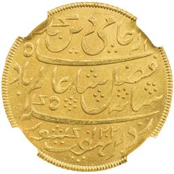 BENGAL PRESIDENCY: AV mohur, "Murshidabad", AH1202 year 19. NGC MS63