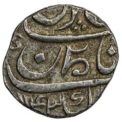 BOMBAY PRESIDENCY: AR 1/5 rupee, Munbai, AH1143 year 13. NGC AU53