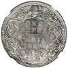 Image 2 : BRITISH INDIA: Victoria, Empress, 1876-1901, AR rupee, 1889-B. NGC MS63