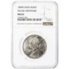Image 3 : BRITISH INDIA: Victoria, Empress, 1876-1901, AR rupee, 1889-B. NGC MS63