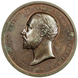 BRITISH INDIA: Victoria, Empress, 1876-1901, AE medal, 1886. AU