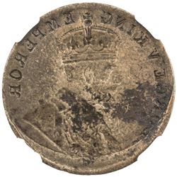 BRITISH INDIA: George V, 1910-1936, AE 1/4 anna, ND. NGC VF
