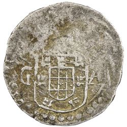 GOA: Joao IV, 1640-1656, AR tanga (2.16g), 1642. VF