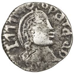 GOA: Jose I, 1750-1777, AR 1/2 pardao (2.66g), 1777. F-VF