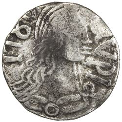 GOA: Maria I & Pedro III, 1777-1786, AR rupia (10.76g), 1780. VF