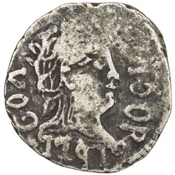 GOA: Maria I, 1786-1799, AR 1/2 pardao (2.68g), 1797. VF
