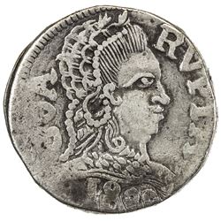 GOA: Joao, regency, 1799-1816, AR rupia (10.85g), 1800. VF