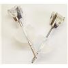 Image 2 : 14K YELLOW GOLD DIAMOND EARRINGS (0.28CT). INSURANCE $1100