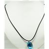 Image 2 : 14K YELLOW GOLD GEMSTONE PENDANT(NATURAL TOPAZ). INSURANCE $1600