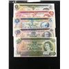 Image 1 : BANK OF CANADA MULTI-COLOUR LOT OF 5 NOTES!