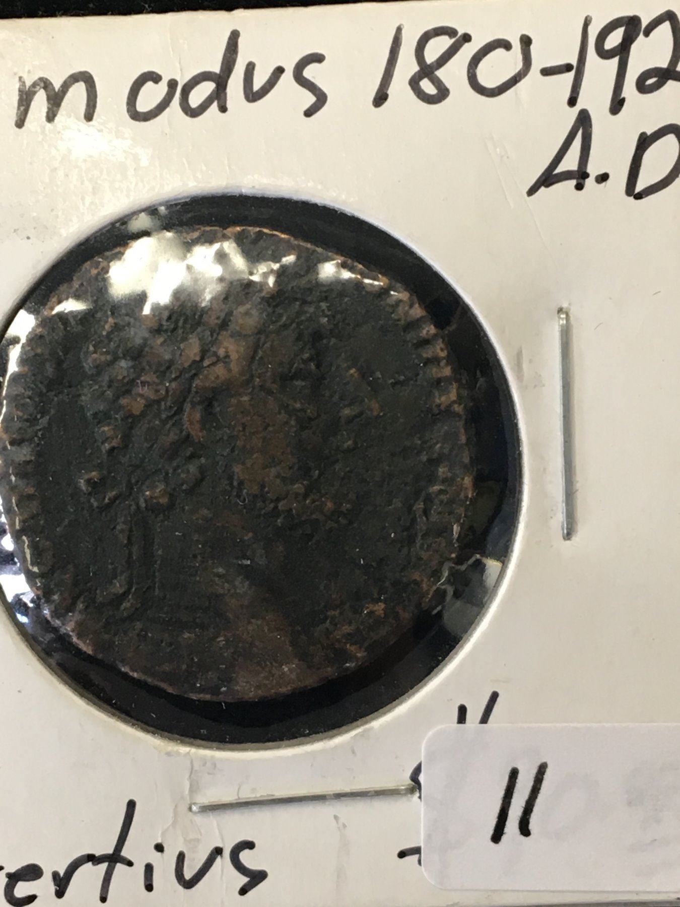 ANCIENT ROME.COMMODUS 180-192A.D! AE SESTERTIUS!