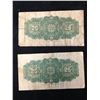 Image 2 : 1923 SHINPLASTERS! 25 CENT FRACTIONAL NOTES! LOT OF 2 NOTES!