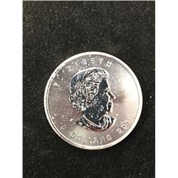 2014 CANADA SILVER MAPLE LEAF..