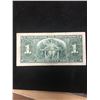 Image 2 : 1937 BANK OF CANADA $1 NOTE! WIDE PANEL!