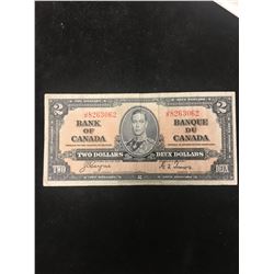 1937 BANK OF CANADA $2 NOTE!