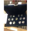 Image 1 : 1992 13 COIN STERLING SILVER CANADA 125th PROVINCES QUARTER SET!