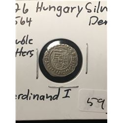 1526-1564 HUNGARY,FERDINAND I SILVER DENAR!