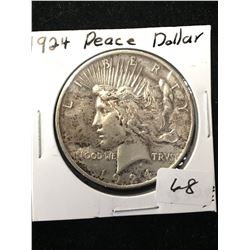 1924 USA PEACE DOLLAR!