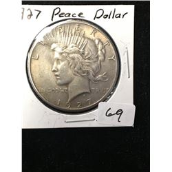1927 USA PEACE DOLLAR!