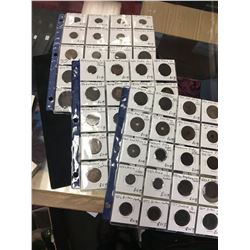 MIXED WORLD COPPER COIN LOT! 57 COINS!