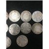 Image 3 : CANADA 50 CENTS LOT OF 12 COINS! EDWARD &GEORGE !1910-1919!