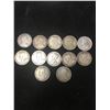 Image 4 : CANADA 50 CENTS LOT OF 12 COINS! EDWARD &GEORGE !1910-1919!
