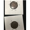 Image 2 : 1949 CANADA "A" TO DENTICLE ONE CENT LOT OF 2 COINS!