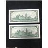 Image 2 : 1967 BANK OF CANADA $1 ROLLOVER NOTES!