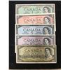 Image 1 : 1954 BANK OF CANADA SET $1-$20